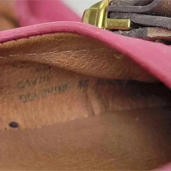 Coach Delphine Soft Leather Slip-on Buckle Ballet Flats - 8 - Picture 11 of 11